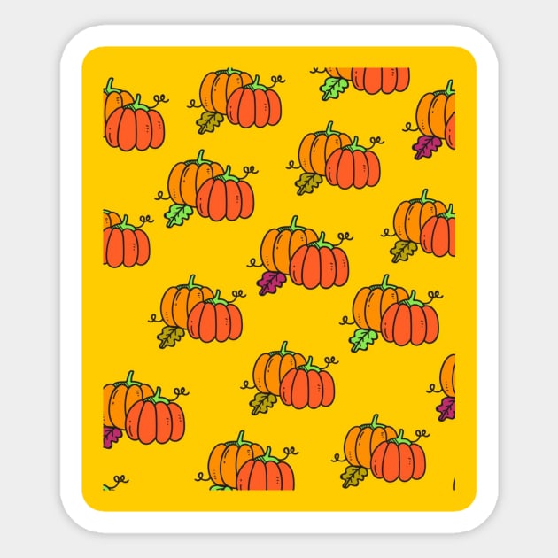 Pumpkin Sticker by zeevana